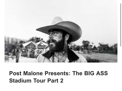 Post Malone/ Jelly Roll Tickets