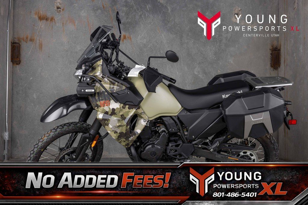 2025 Kawasaki KLR®650 Adventure ABS Cypher Camo Beige
