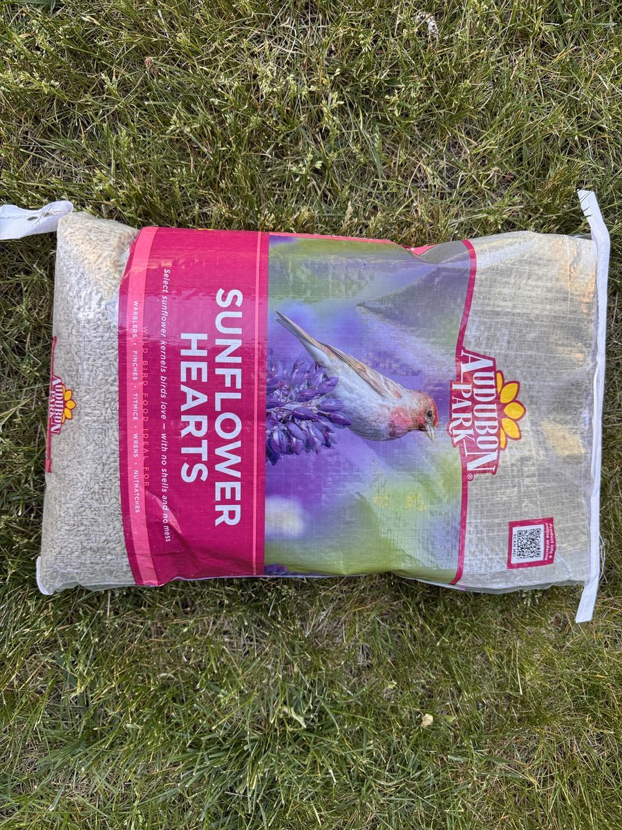 Bird Seed 15 lb Bag Sunflower Hearts Wild Bird Food