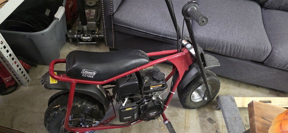 coleman cc100x tote goat mini bike