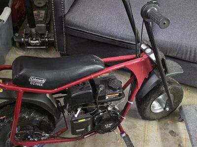 coleman cc100x tote goat mini bike