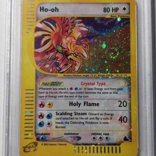 Crystal Ho-Oh Skyridge 149/144 PSA 5