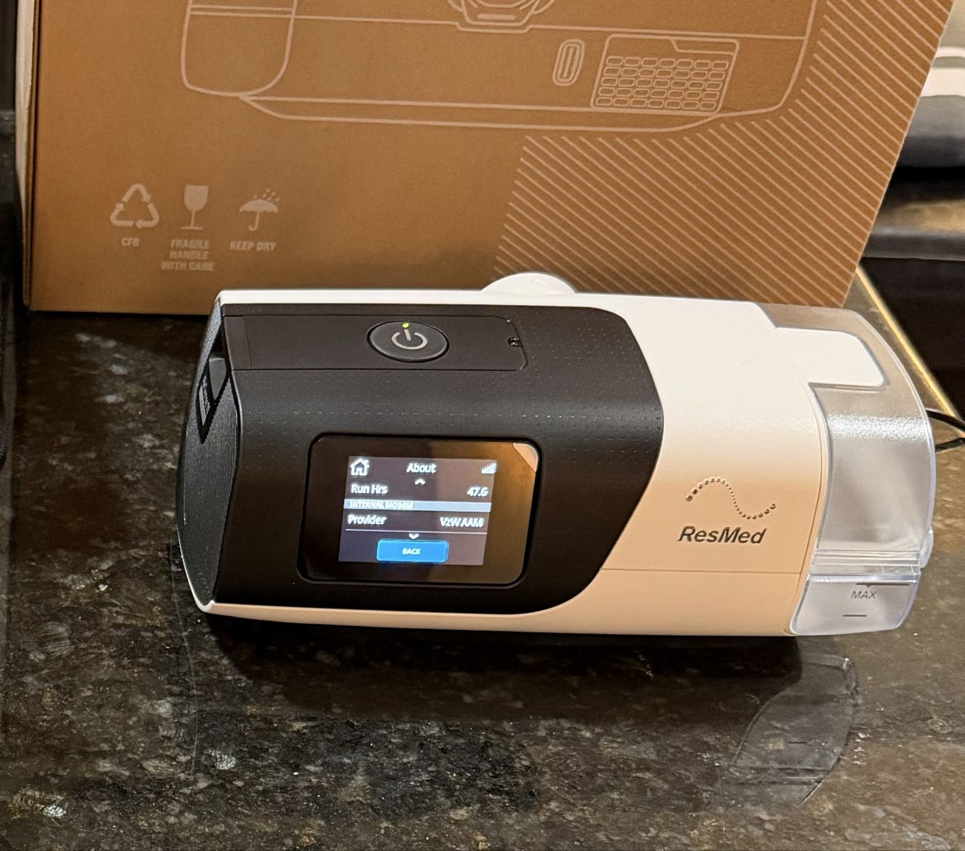 CPAP AirSense 11 AutoSet – Like New - 47 hrs