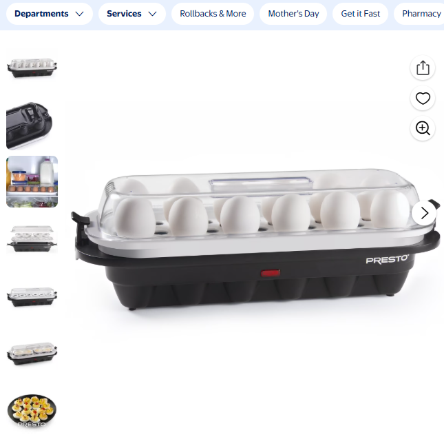 Presto Electric 12 Egg Cooker