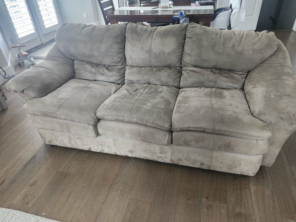Two couch set, includes hide-a-bed
