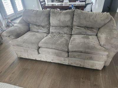 Two couch set, includes hide-a-bed