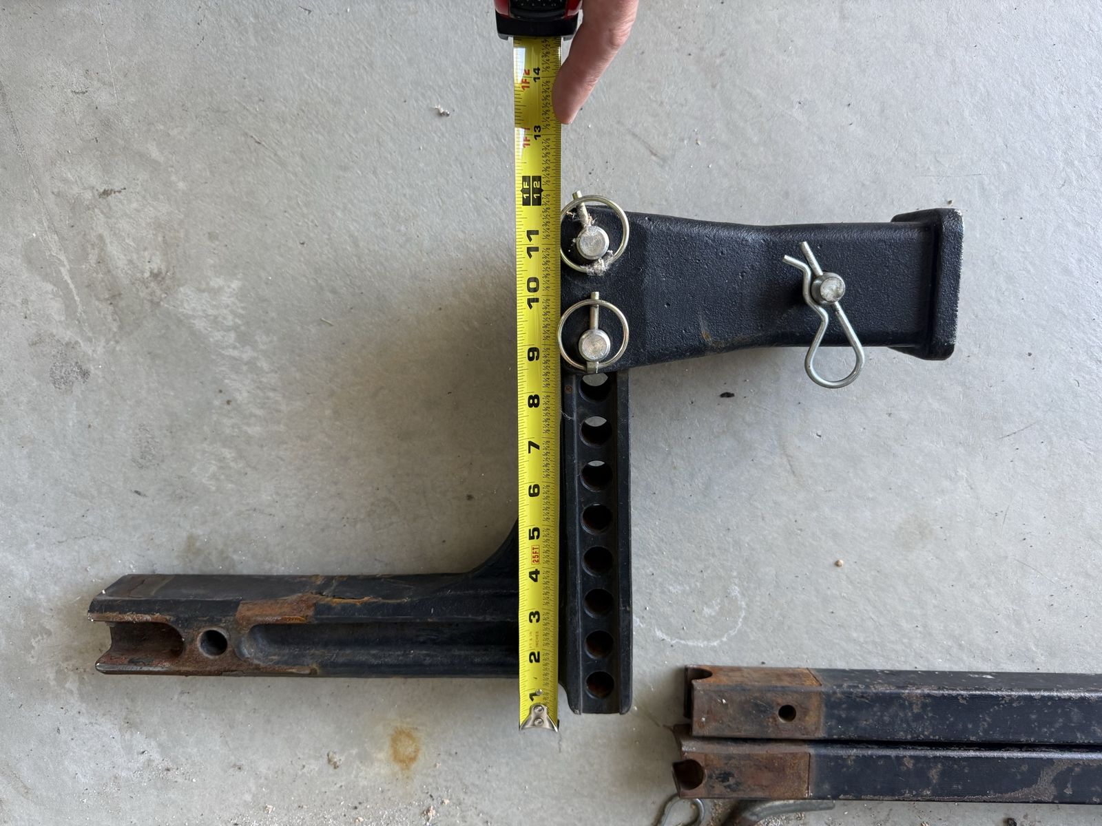 Blue ox adjustable drop hitch