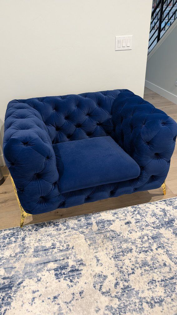 Soule 3 Piece Velvet Living Room Sofa / Couch Set