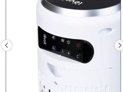 Levoit Core 300S Smart True HEPA Air Purifier - White, Tower Design, Wi-Fi Enabled