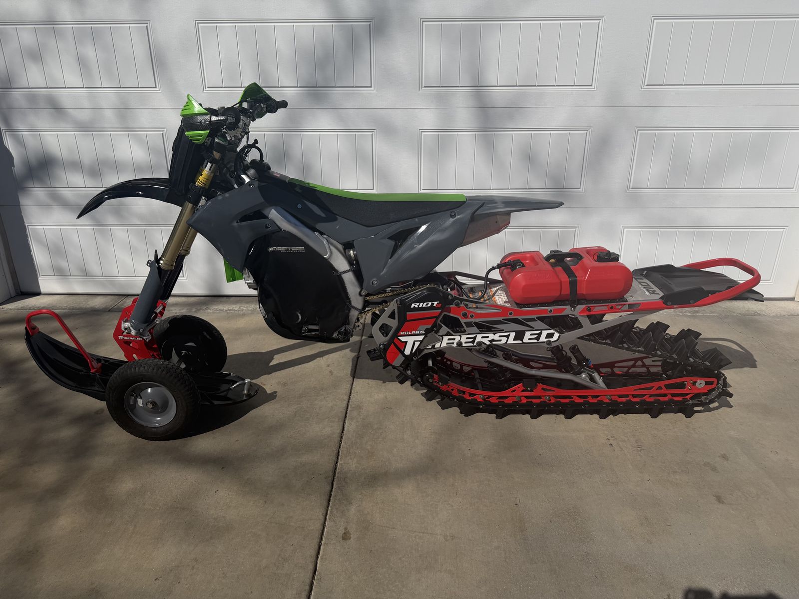 2022 KX450 2022 Timbersled Riot 3 Pro
