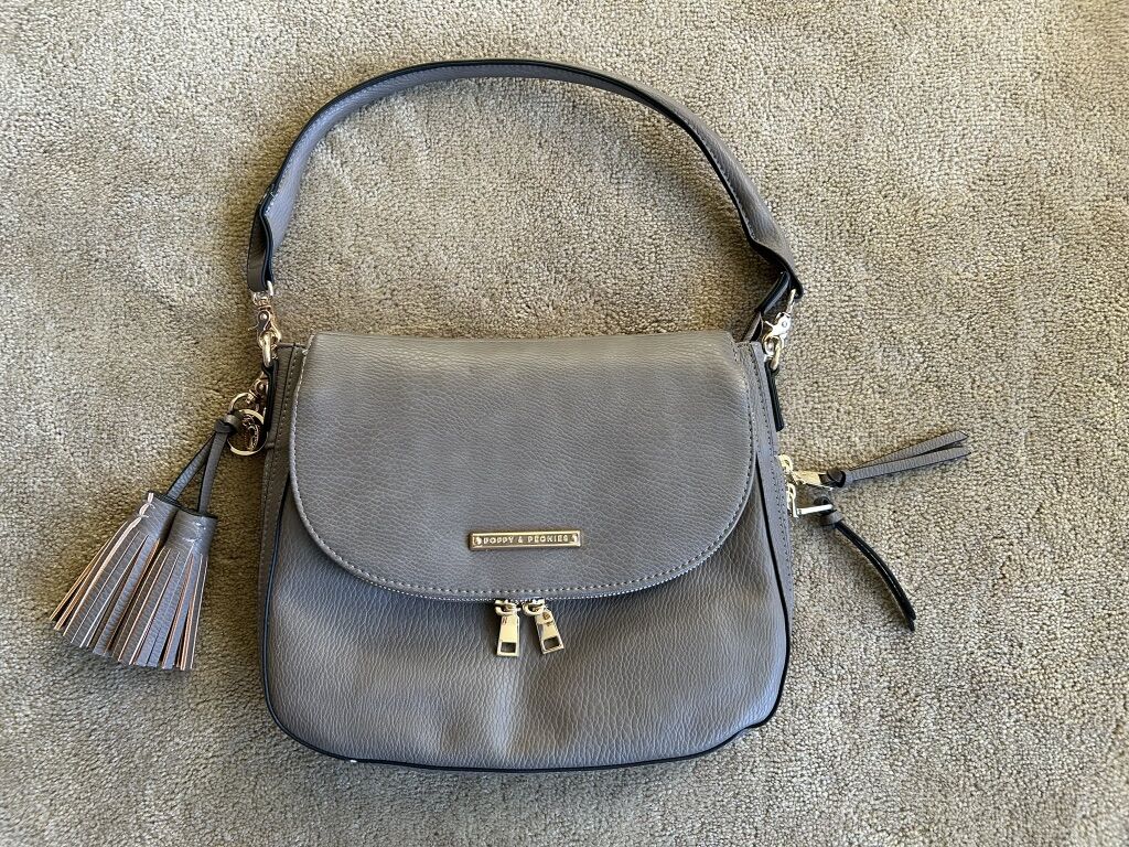 Poppy & Peonies Downtown Crossbody Purse