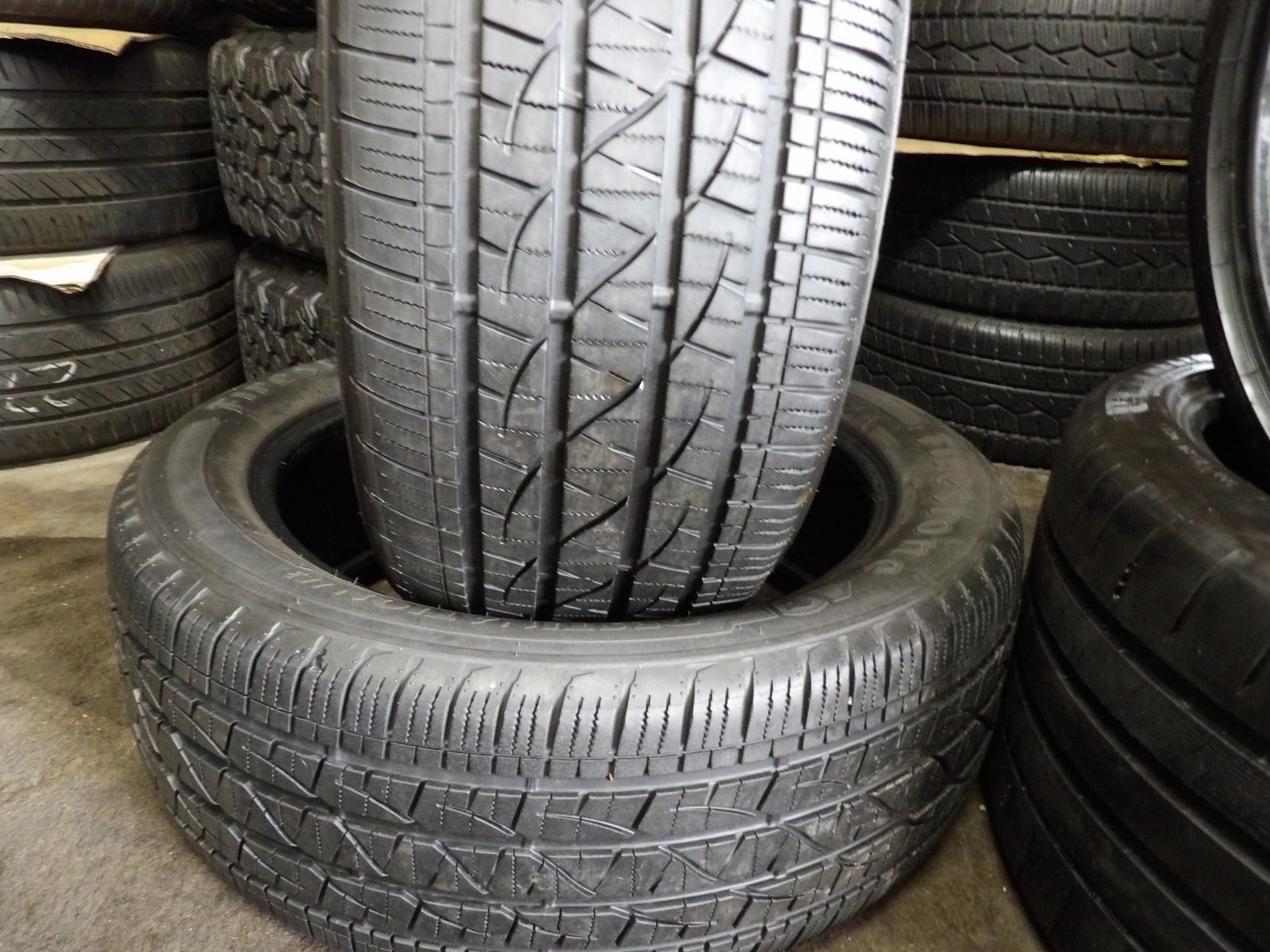 245/50R20 FIRESTONE DESTINATION PAIR OF TWO USED TIRES