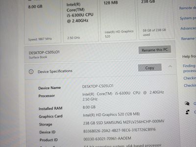 Surface Pro - Screen Only