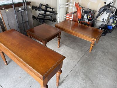 Sofa, Coffee & End Tables