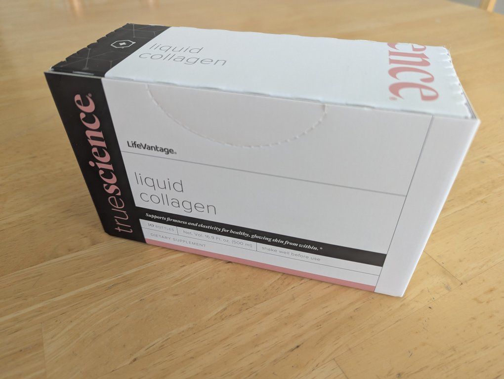 LifeVantage TrueScience Liquid Collagen Dietary Supplement Box of 10 Bottles