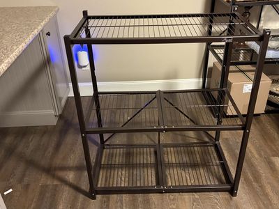 Origami 3-Tier Folding Shelving Unit
