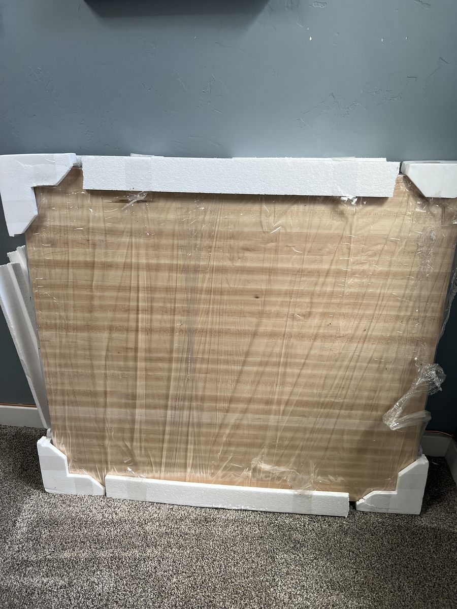 New Maple Wood Butcher Block Countertop / Cutting Board in Protective Packaging