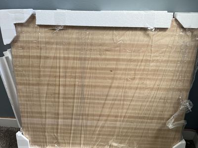 New Maple Wood Butcher Block Countertop / Cutting Board in Protective Packaging
