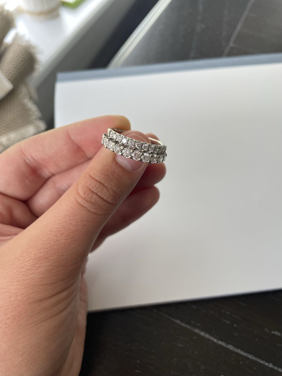 SIZE 9 diamond ring