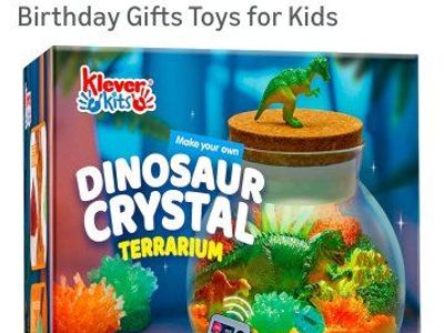 New in Box! Dinosaur Crystal Terrarium.