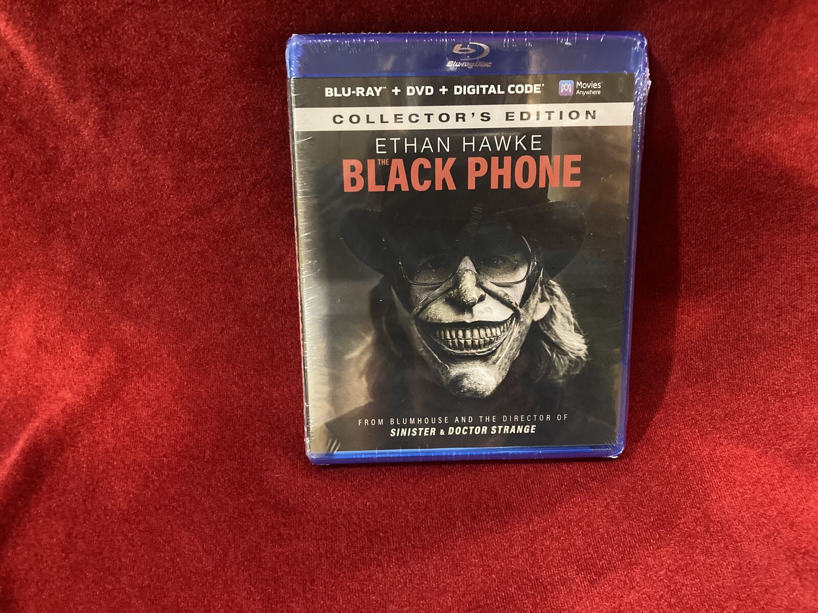 Black Phone Blu Ray DVD & Code New Horror Mystery