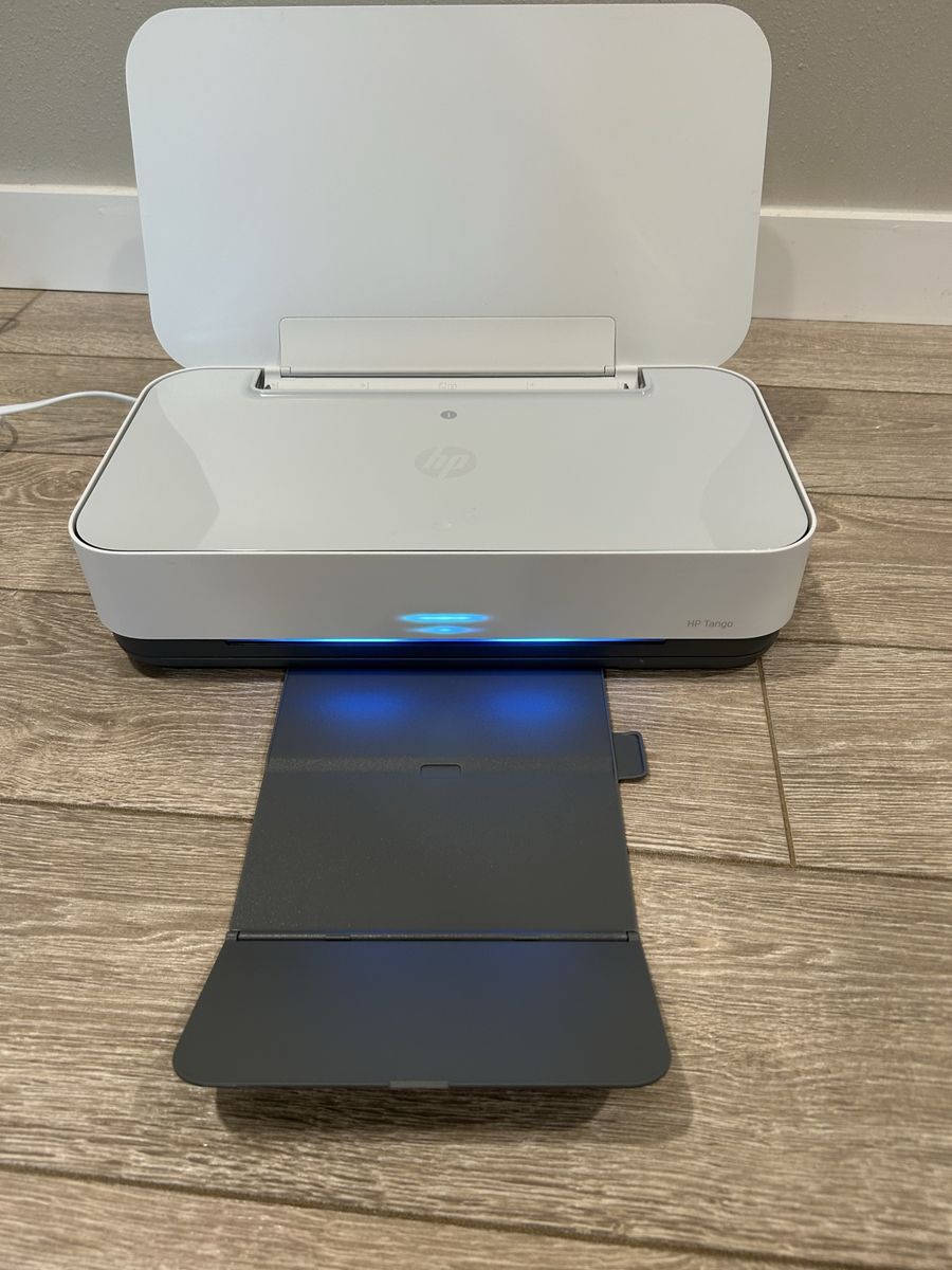 HP Tango Smart Wireless Printer - White Compact Design