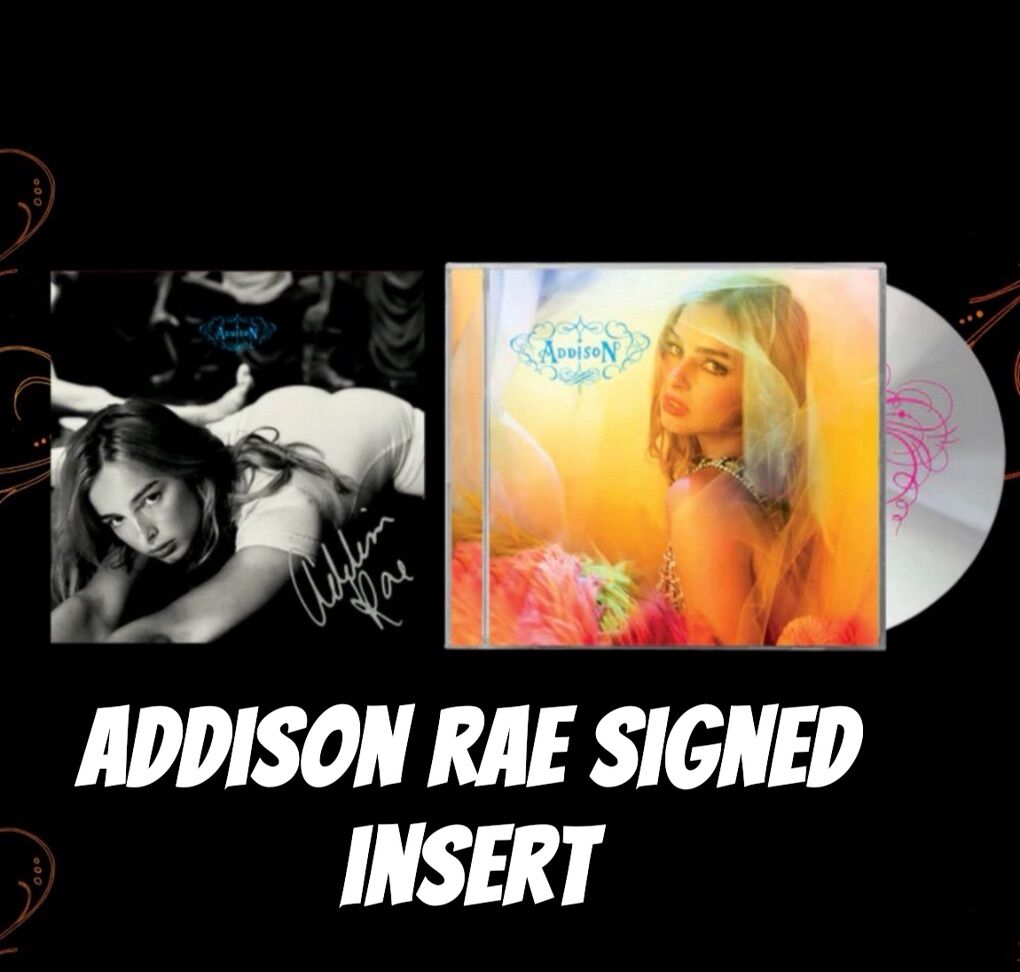 Addison Rae-SIGNED Addison CD-SEALED-SOLD OUT