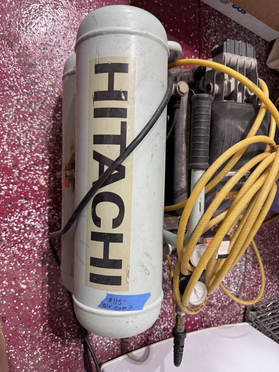 Hitachi Koki EC89 1.3 HP Air Compressor, 4-Gallon Tank, 135 PSI Max Pressure