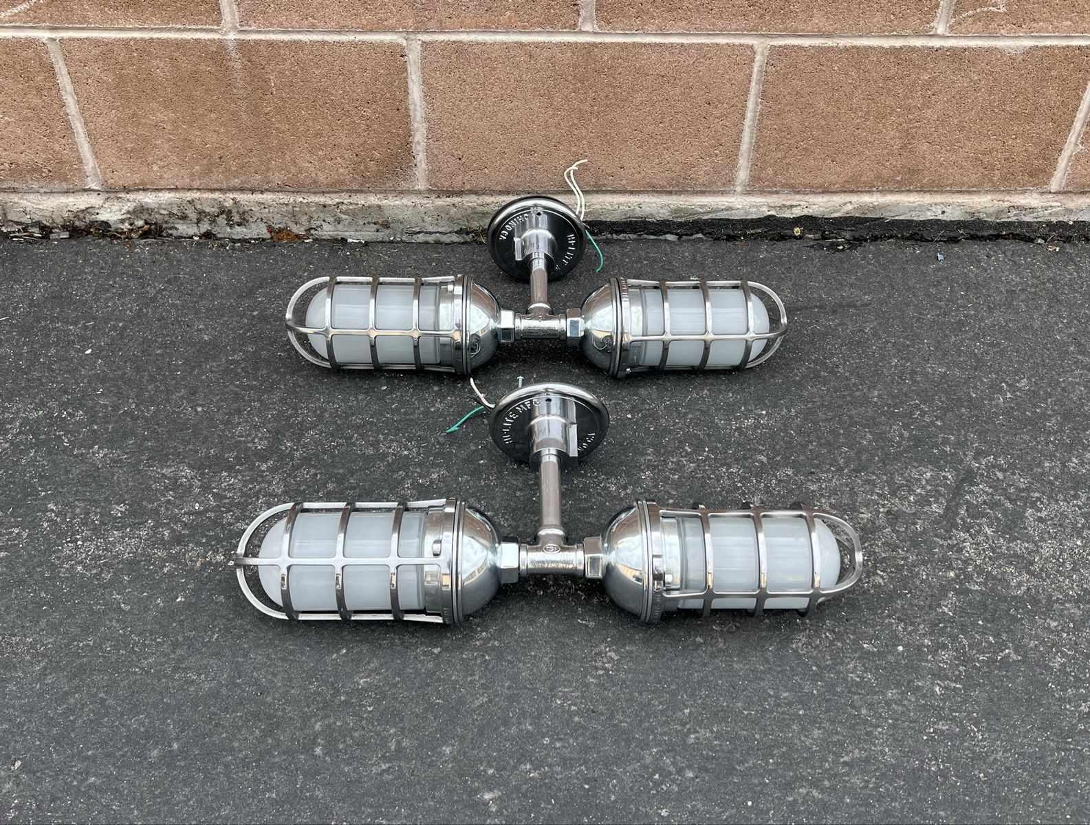 Hi Lite Double Boat Vapor JaR Ceiling Wall Light