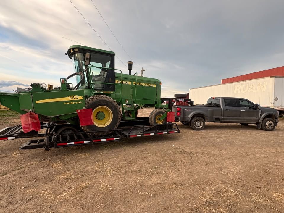 Swather Hauling