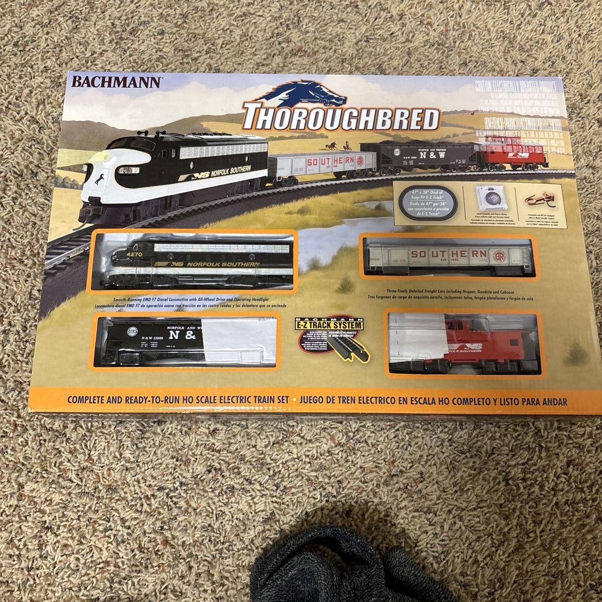 Bachmann HO Scale Norfolk Southern Thoroughbred, With Track Voltage Tester