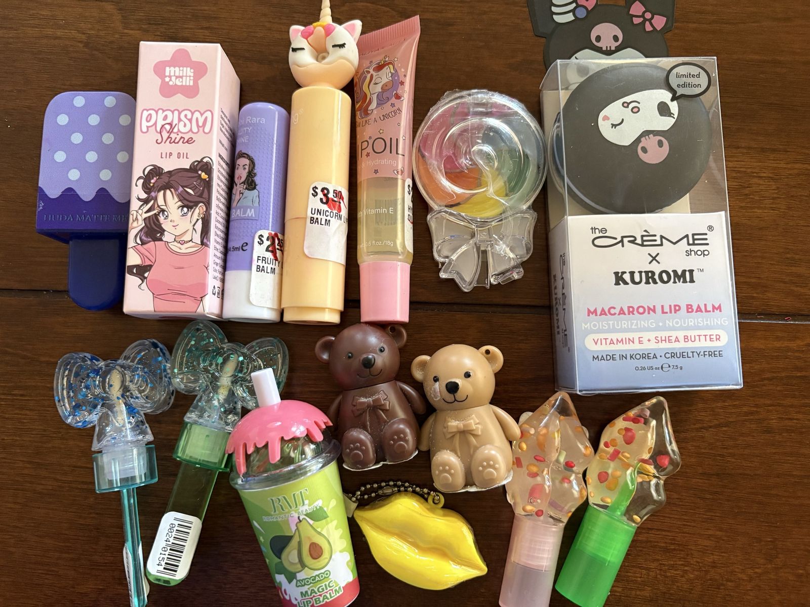 15 New Assorted Lipglosses & Lip Oils for Girls