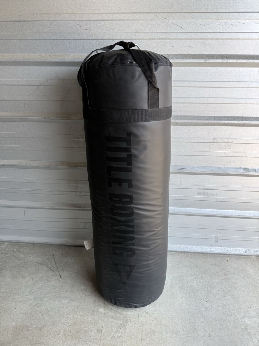 TITLE BOXING Heavy Bag Black - Durable Training Punching Bag for Boxing & Fitness