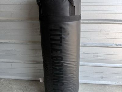TITLE BOXING Heavy Bag Black - Durable Training Punching Bag for Boxing & Fitness