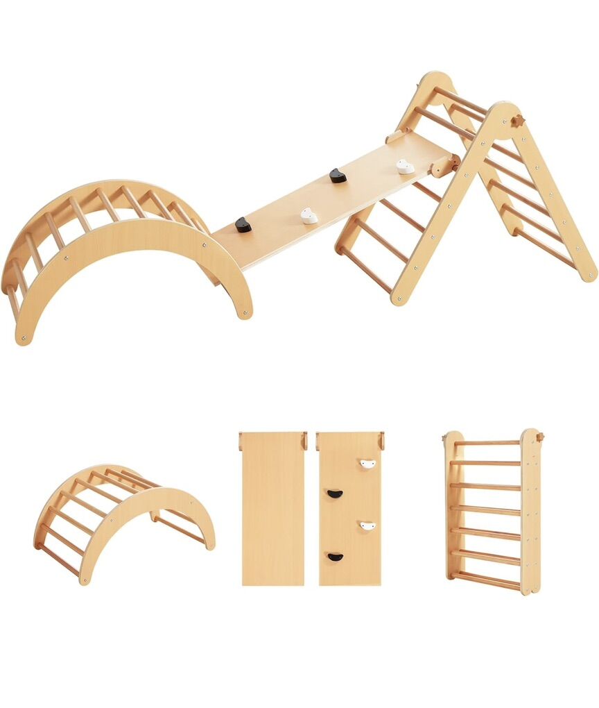 Montessori Pikler Triangle 4-in-1 - Like New