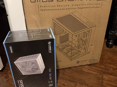 White Lian Li Mini V2 Flow W/ 1200 Watt PSU