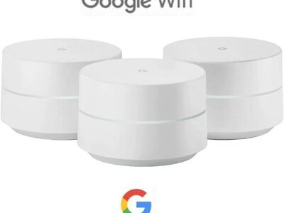 Google AC-1304 WiFi Mesh System, AC1200 Dual Band Router with WiFi Point 3-pack #89229