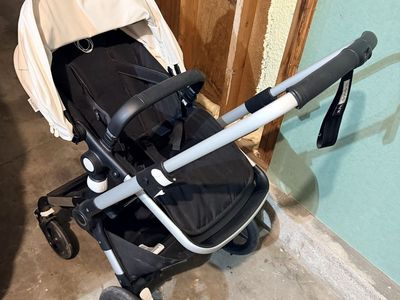 Bugaboo Lynx Stroller - Cream Sun Canopy & Black Seat