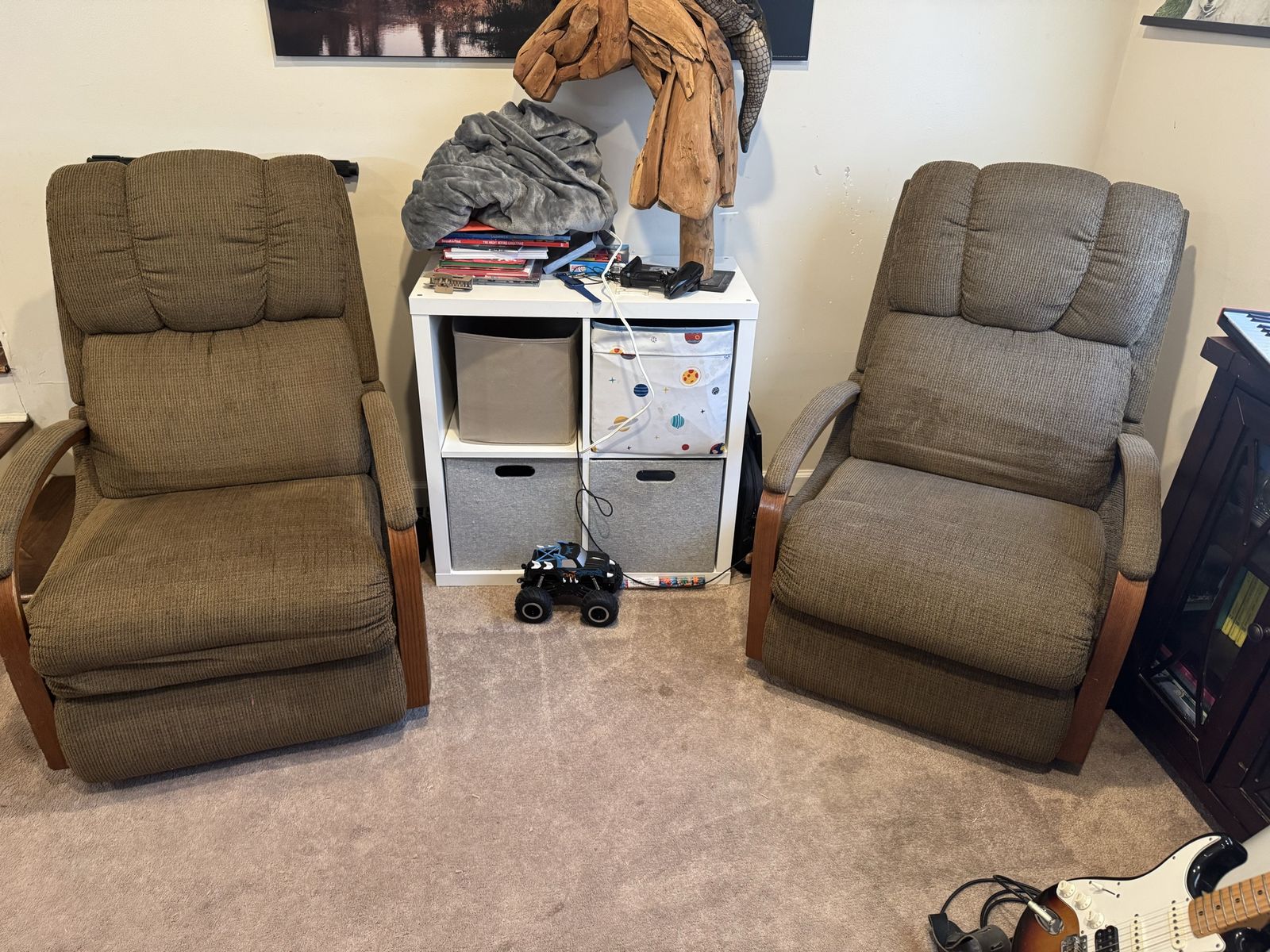 Two La-Z-Boy Recliner Rocking chairs