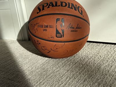Rare Autographed Utah Jazz Basketball