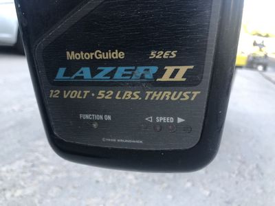 MotorGuide Lazer II 52ES Trolling Motor - 12V, 52 lbs Thrust - Tested & Working