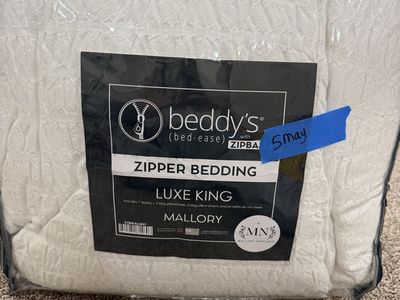 Beddys KING Mallory Minky Zipbase