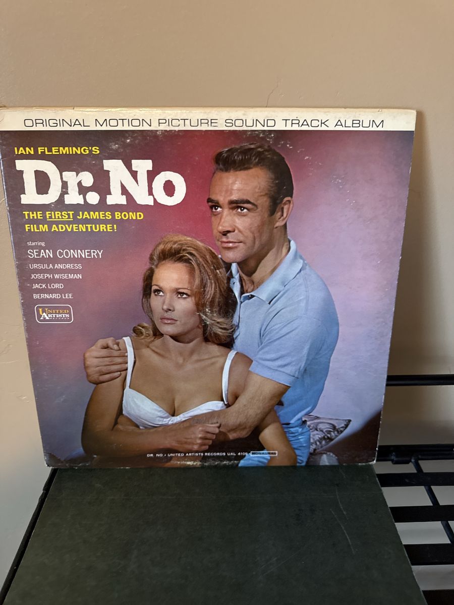 Dr. No Original Motion Picture Soundtrack Vinyl Record Album UAL 4108 Sean Connery