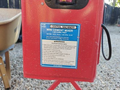 cement mixer