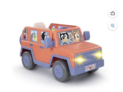 Bluey 12-Volt Ride On Car