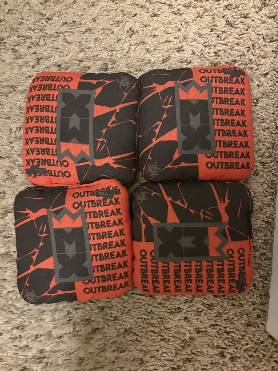 MX Outbreak Cornhole bags 2024