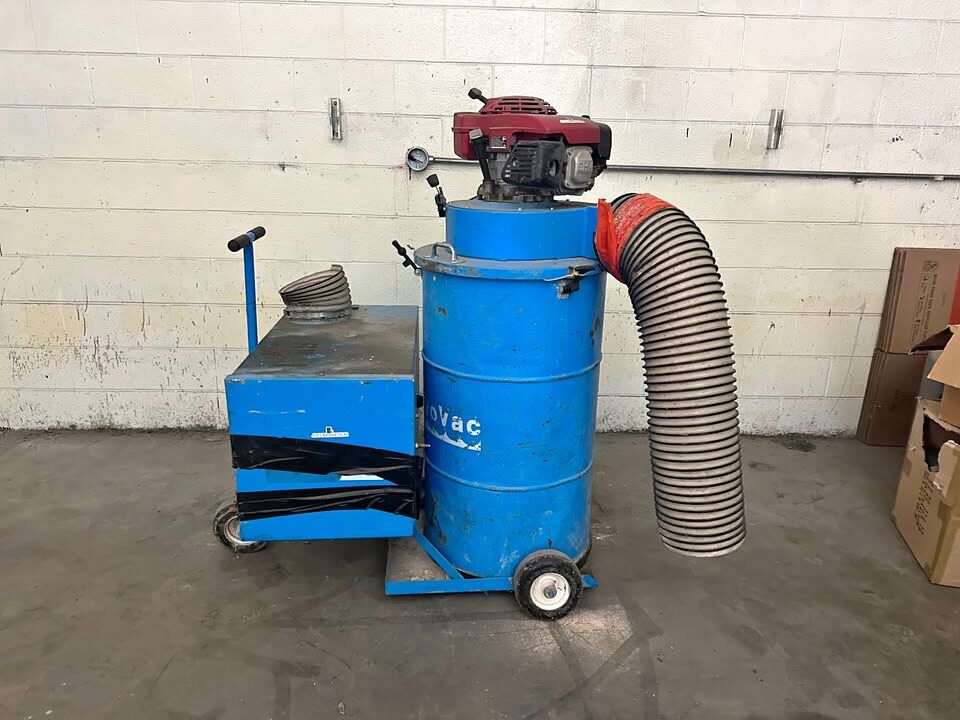 ProVac PVG 55 Industrial Gas Dust Collector / Concrete Vacuum – 5.5HP $850