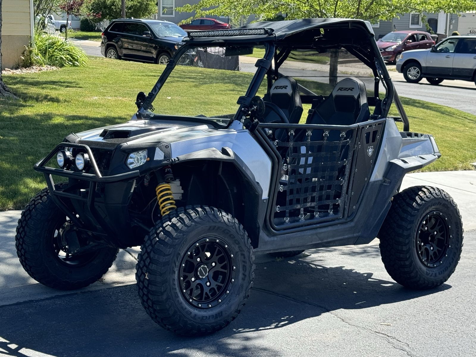 2009 Polaris RZR 800 S 2-Seater with New Motor, BFG KM3 Tires & Trailer - Street Legal Kit