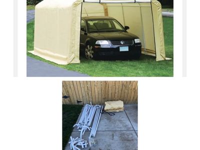 10 ft. x 17 ft. Portable Car Canopy
