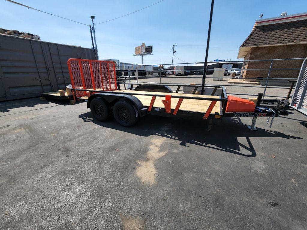 2026 RawMaxx 7X18 UTX 7K with Gate ATV Utility Tra